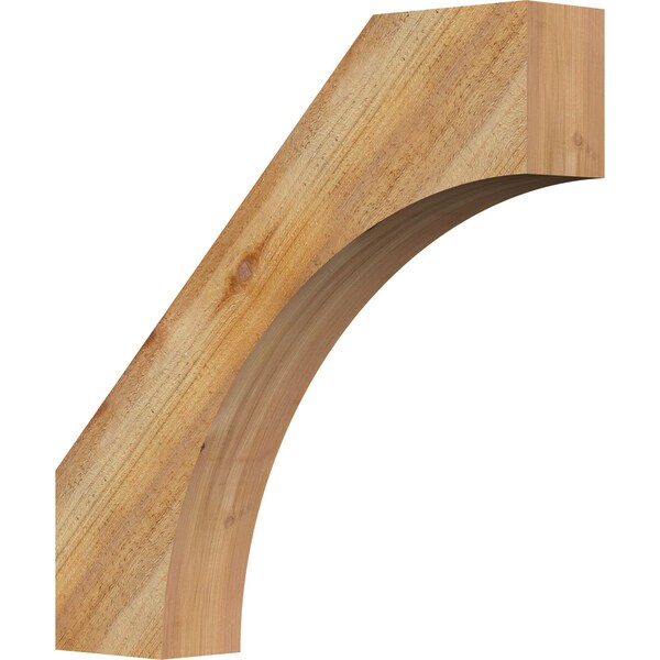 Ekena Millwork 4"W x 22"D x 22"H Westlake Rough Sawn Knee Brace, Western Red Cedar BRC04X22X22WTL00RWR - main